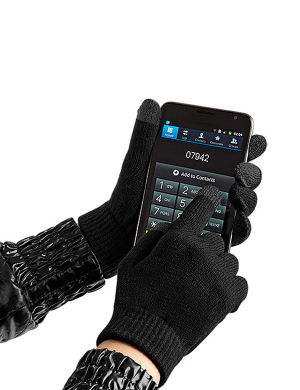 Beechfield® TouchScreen Smart Gloves - Black